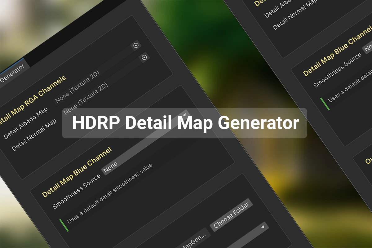 HDRP Detail Map Generator